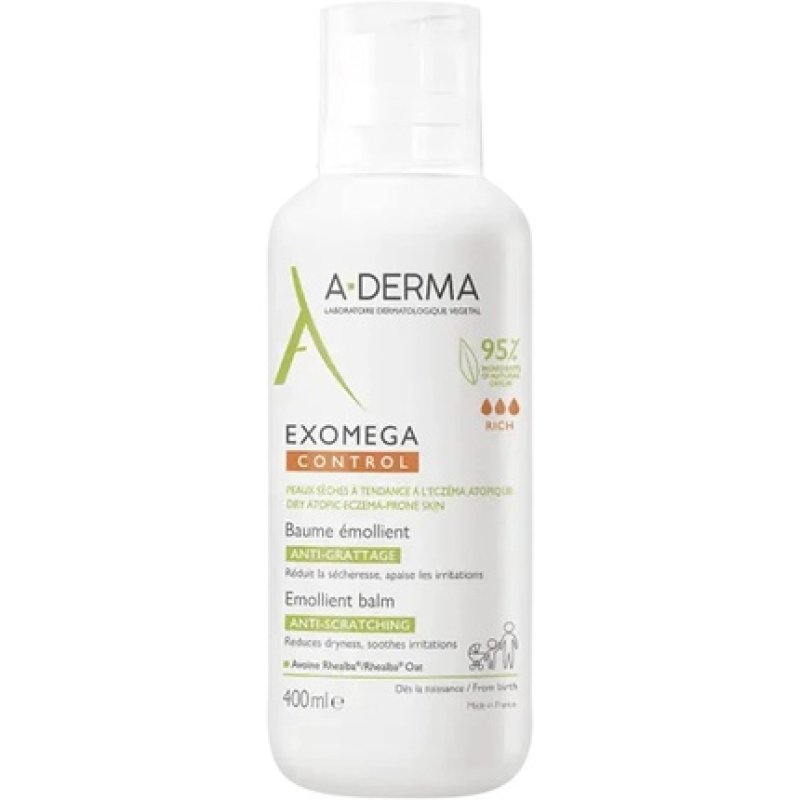 A-DERMA Exomega Control Emollient Balm Anti-Scratching 400ml