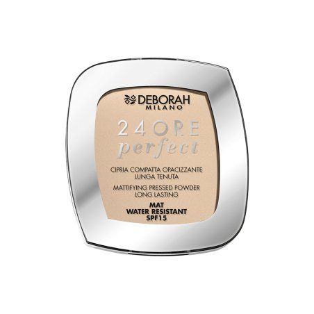 Deborah Milano 24ore Perfect Mattifying Pressed Powder 1 Light Beige 9 g