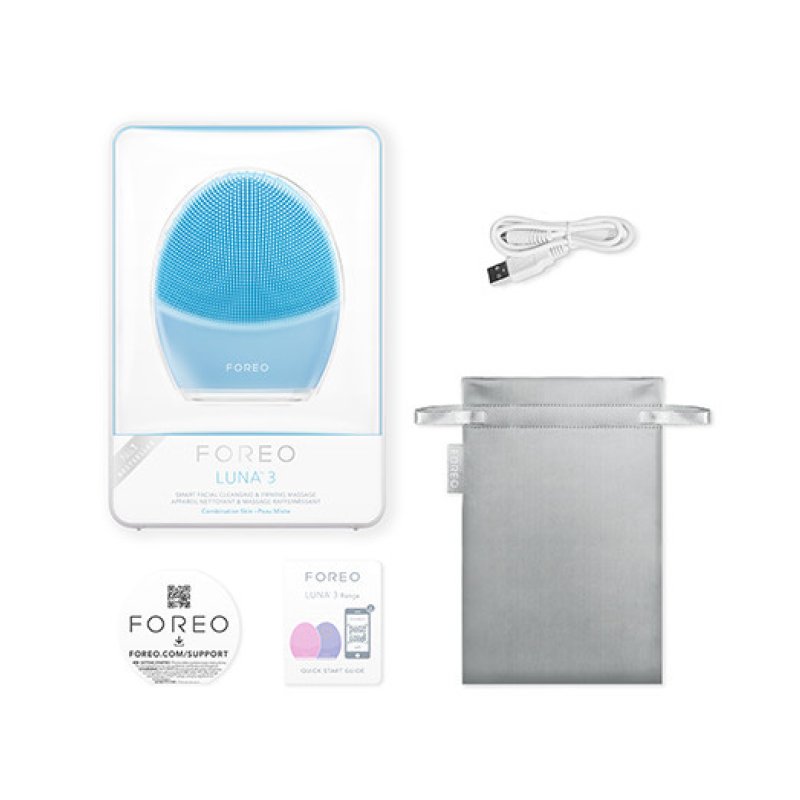 Foreo LUNA 3 Pulsation Bleu Batterie