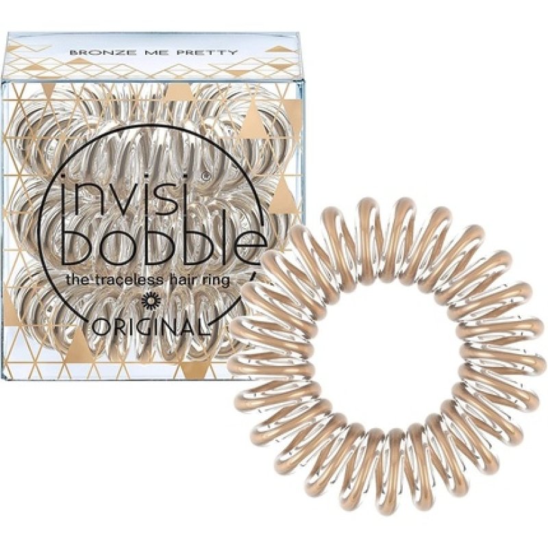 Invisibobble Original Time to Shine Edition Bronze Me Pretty Traceless Hair Ring Pink