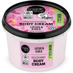 Organic Shop Indian Lotus and 5 Oils Body Cream 250ml