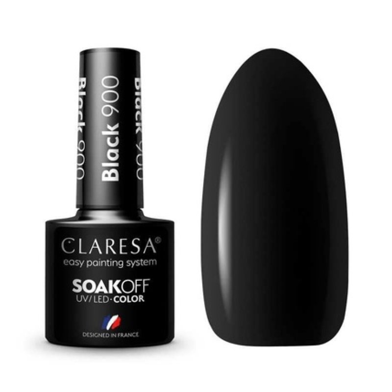 Claresa 900 Black UV Nail Polish 5ml