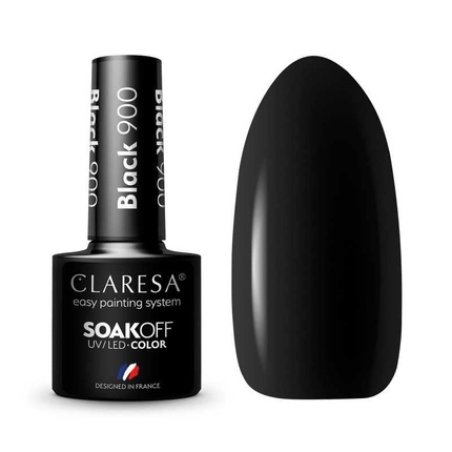 Claresa 900 Black UV Nail Polish 5ml