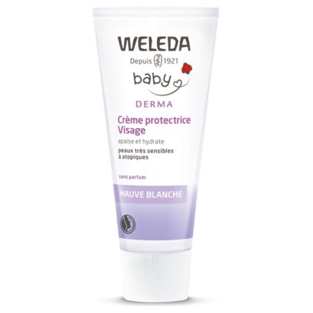 Weleda Crème protectrice Visage à la Mauve blanche 50 ml