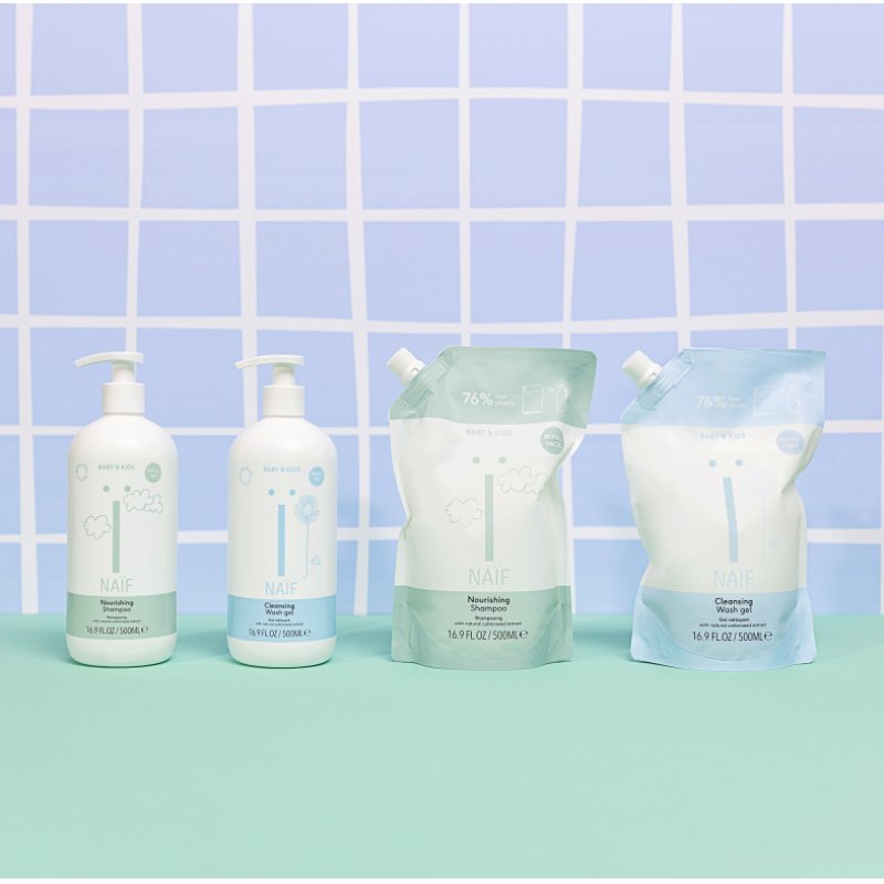 NAÏF 8720254710556 shampooing pour bébé 500 ml Shampoing