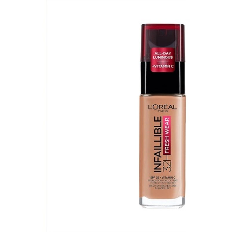Loreal paris infallible 24h fresh wear foundation, 300 amber, 30 ml