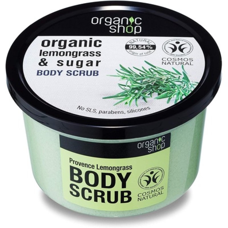 Organic Shop Refining Body Scrub Lemongrass 250ml
