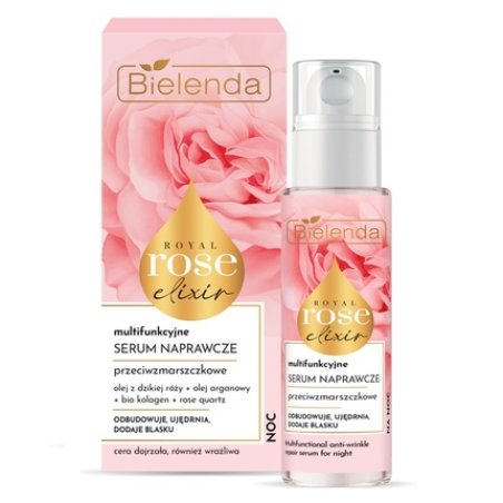 Bielenda Royal Rose Elixir Multifunctional Repair Serum For Night 30ml