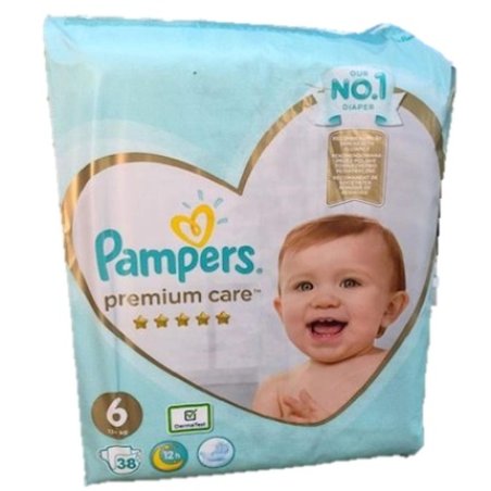 Pampers Premium Care Nappies Size 6 13 kg