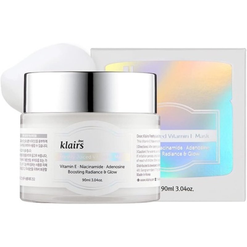 Dear Klairs Freshly Juiced Vitamin E Moisturizer Mask 90ml 3.04oz