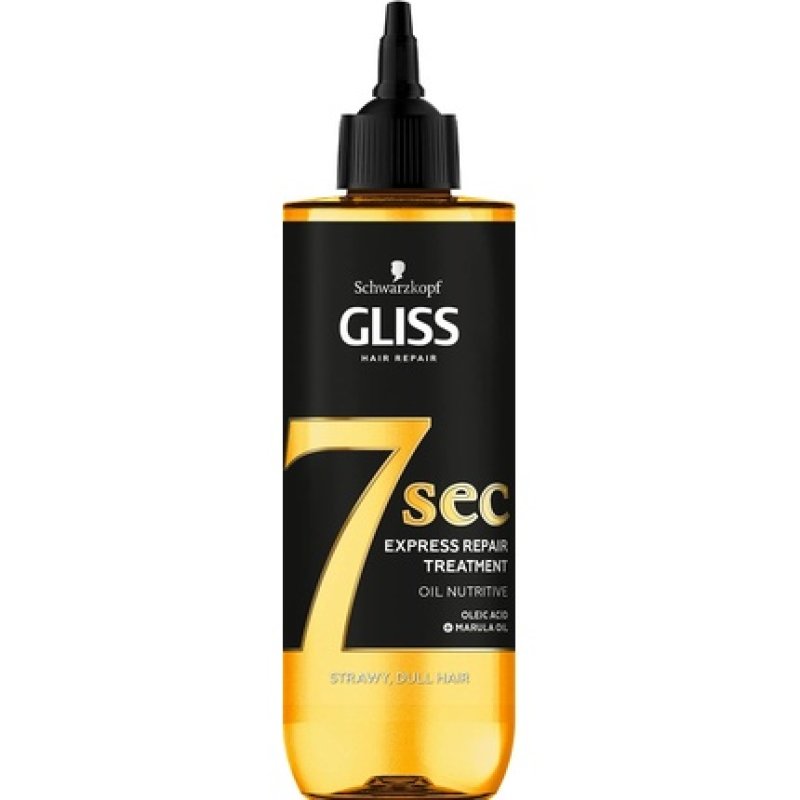 Schwarzkopf Gliss 7 Seconds Express Hair Repair Treatment Oil Nutritive 200ml