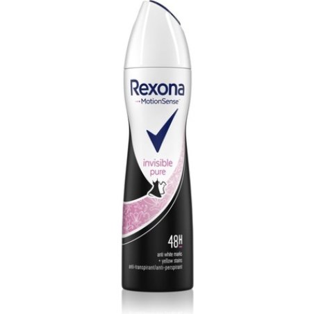 Rexona Motionsense Invisible Pure Antiperspirant Deodorant Women Spray 150ml