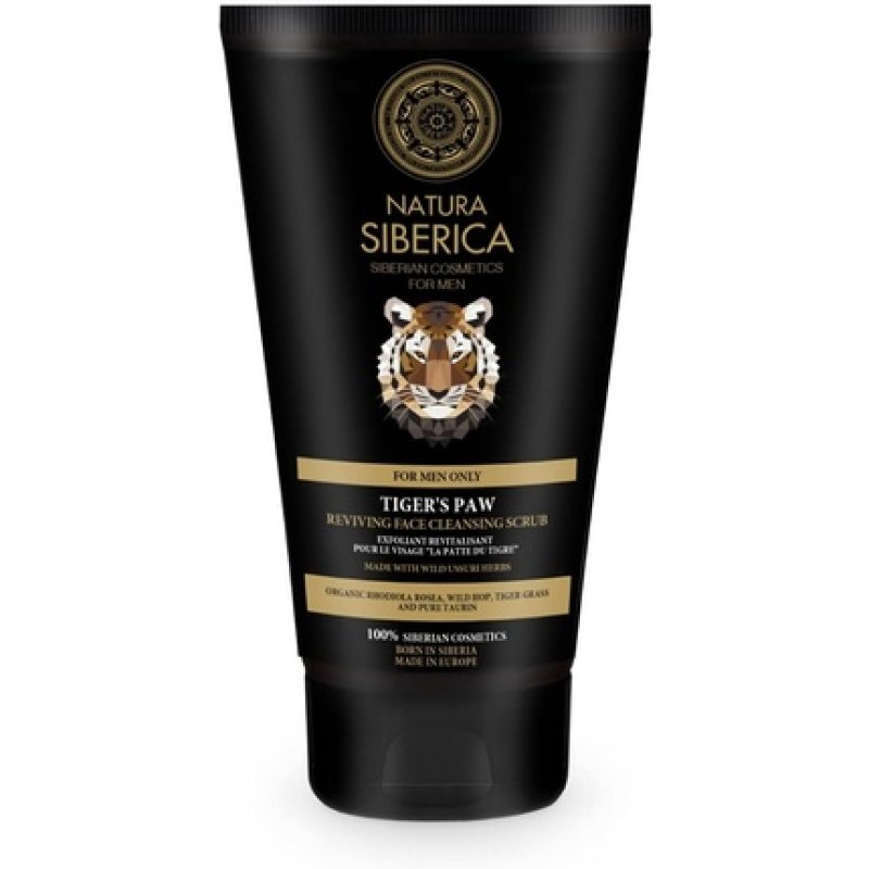 Natura Siberica Tiger's Paw Reviving Face Cleansing Scrub for Men 150ml