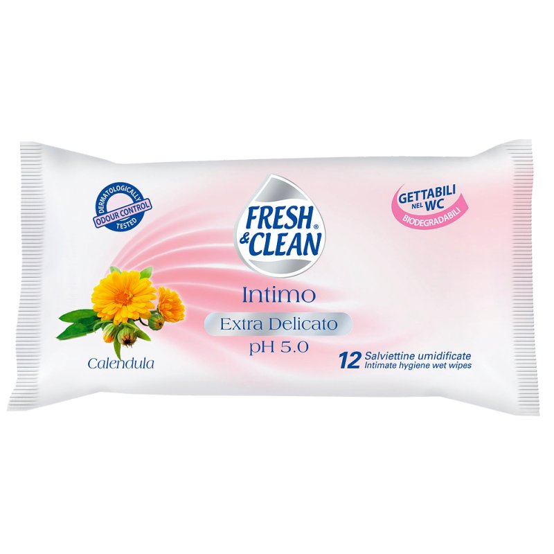 Fresh&Clean Extra Delicate Calendula Lingette nettoyante