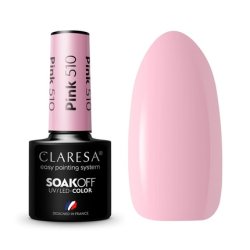 CLARESA SoakOFF UV/LED Gel Pink 510 5ml