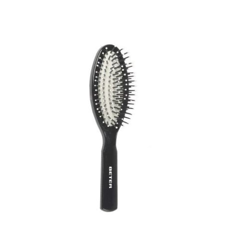 Beter 03029 brosse à cheveux et peigne Adulte Brosse à cheveux rectangulaire Noir, Blanc 1 pièce(s)