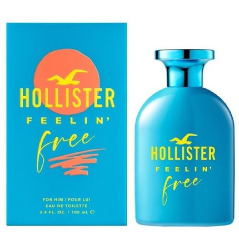 Hollister FEELIN FREE 100ml Eau De Toilette EDT