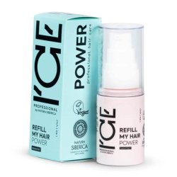 Natura Siberica Hair Care Hair Strengthener Ice Refill My Hair Power Booster Dry Hair 30ml