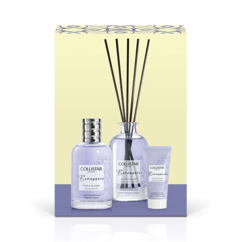 Collistar Wellbeing Set Fig And Wisteria Eau De Toilette 100 Ml