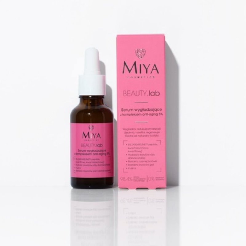 MIYA Cosmetics BEAUTY.Lab Smoothing Serum with Anti-Ageing Complex 5% 30ml