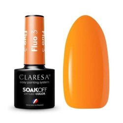 Claresa Fluo UV Nail Polish 5ml - Pack of 3