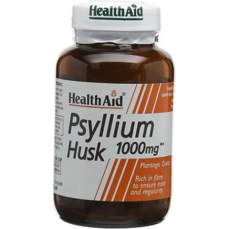 HealthAid Psyllium Husk Fiber 60 Vegan Capsules