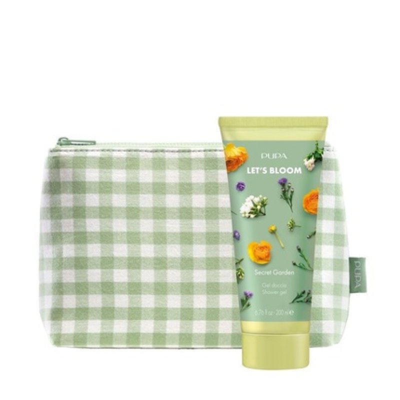 Pupa Milano Shower Gel With A Bag Secret Garden Lets Bloom - 200 Ml