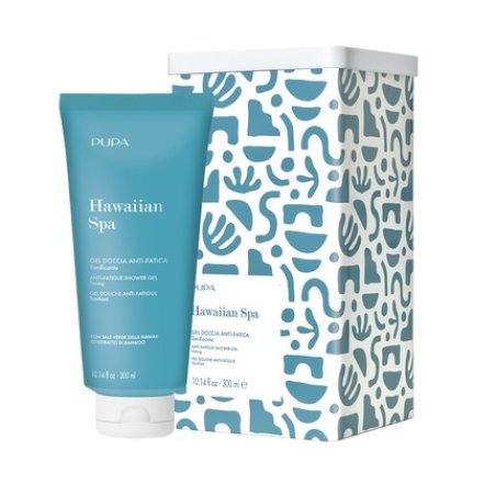 Pupa Milano Anti-Fatigue Shower Gel In A Hawaiian Spa Box, 300 Ml