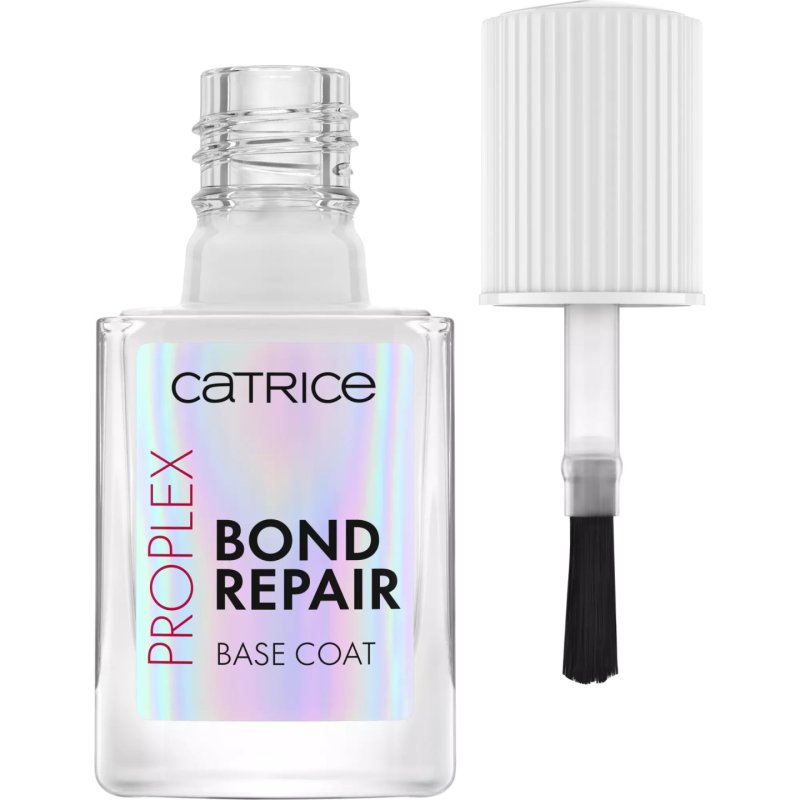 Catrice ProPlex Bond Repair Base Coat Nail Balm No. 010 Transparent Long-lasting Strengthening Primer Natural