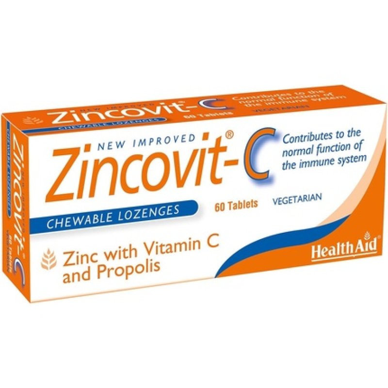 HealthAid Zincovit C Vitamin C & Zinc 60 Tablets