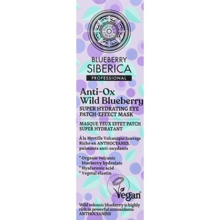 Natura Siberica Anti-OX Wild Blueberry Super Hydrating Eye Patch-Effect Mask