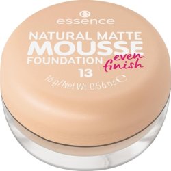 essence Natural Matte Mousse Foundation Nr. 13 Nude Mattifying Covering Express Result Vegan Oil-Free Perfume-Free