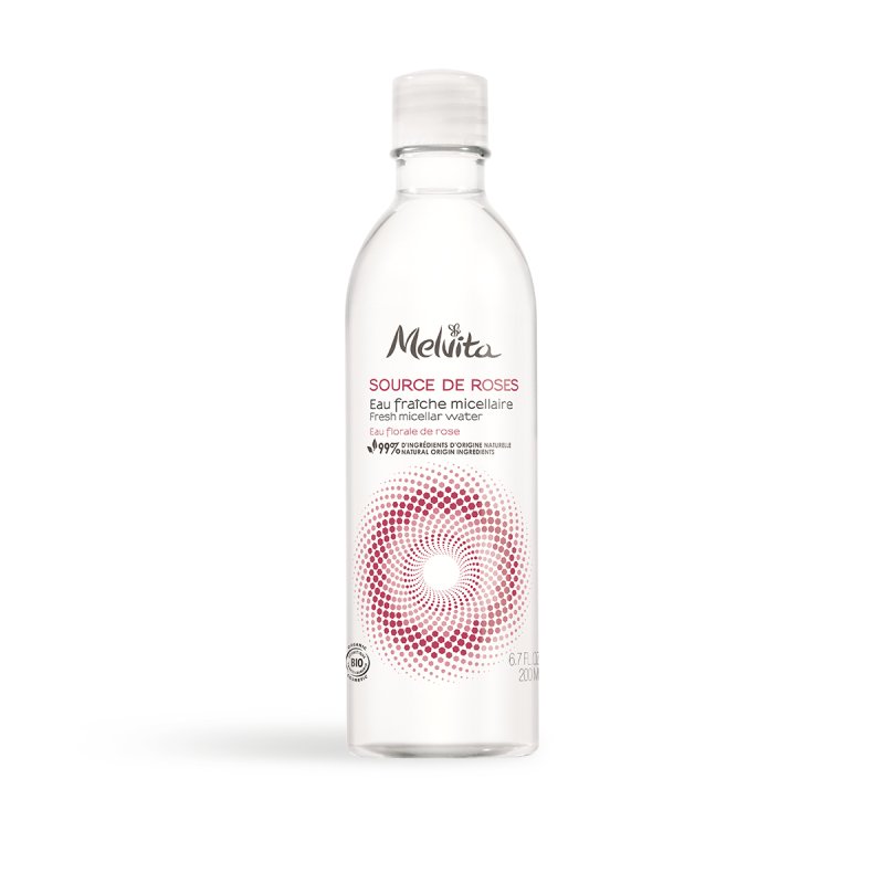 Melvita Source de Roses Micellar Fresh Water 200ml Bottle