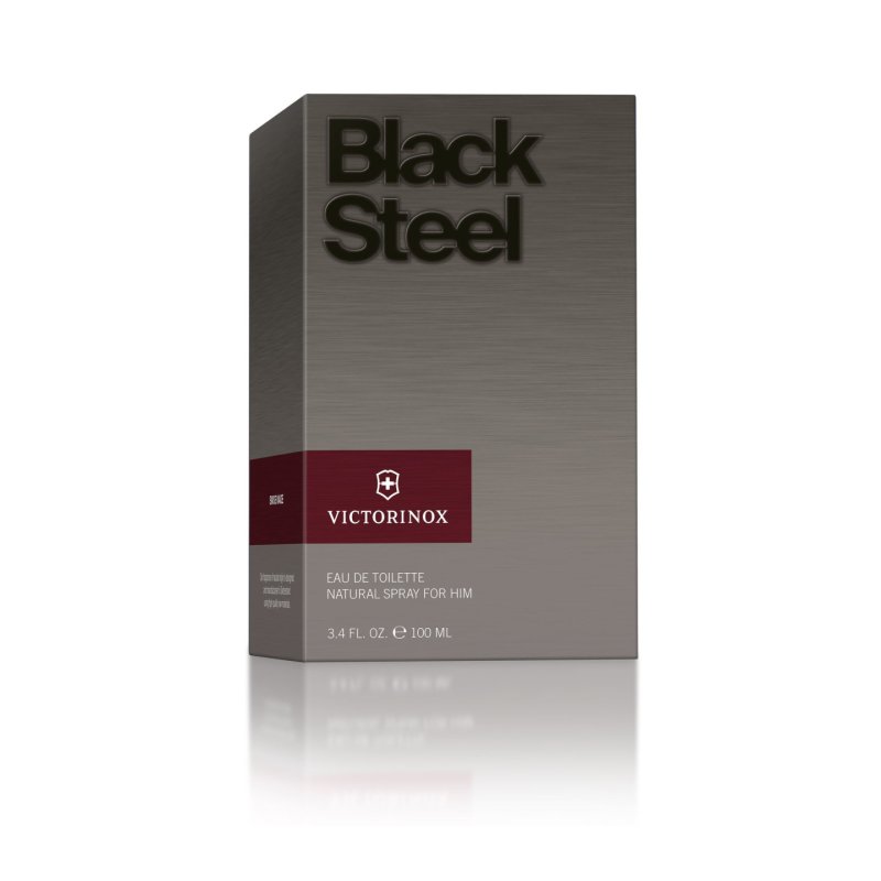 Black Steel by Swiss Army for Men 3.4 oz EDT Spray