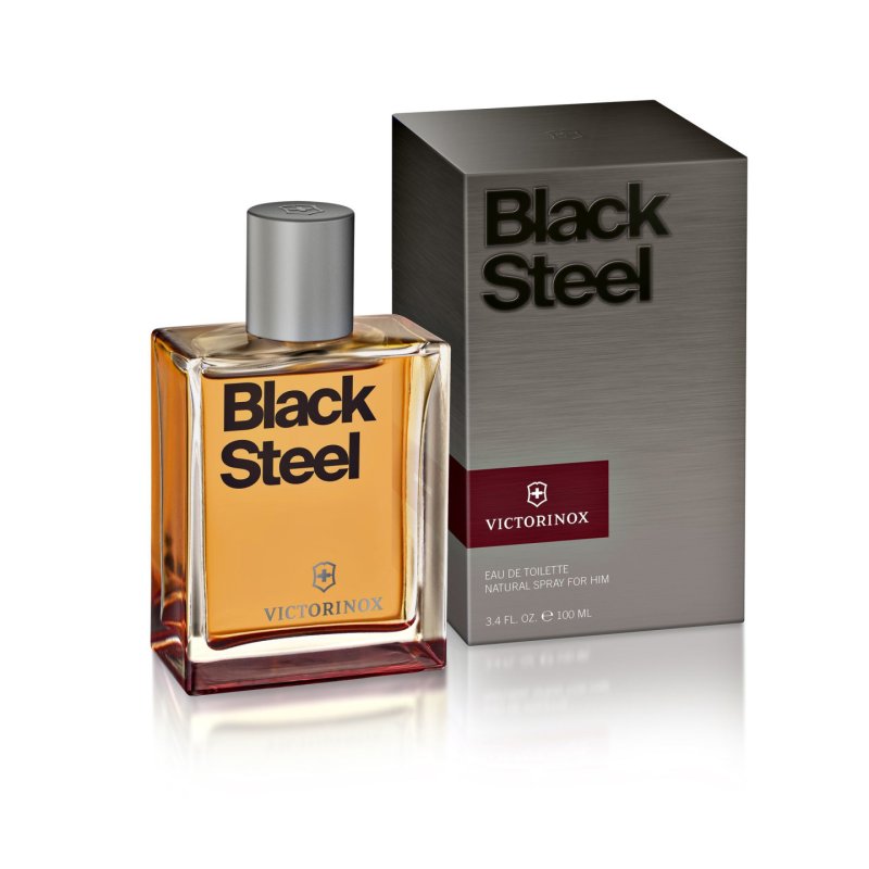 Black Steel by Swiss Army for Men 3.4 oz EDT Spray