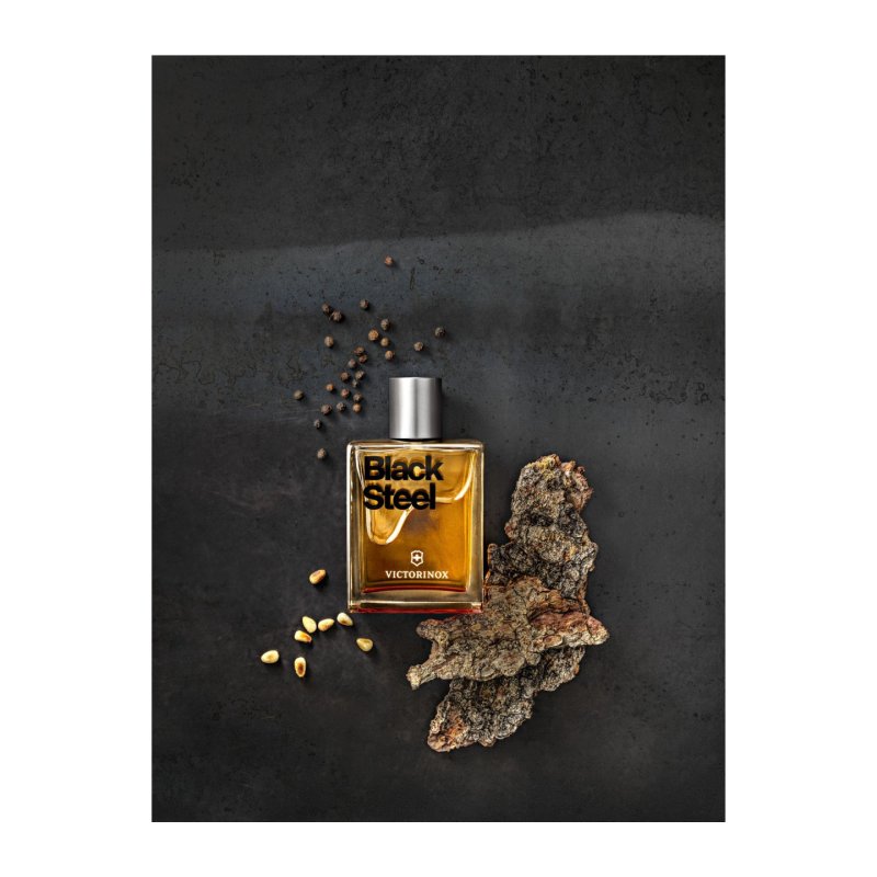 Black Steel by Swiss Army for Men 3.4 oz EDT Spray