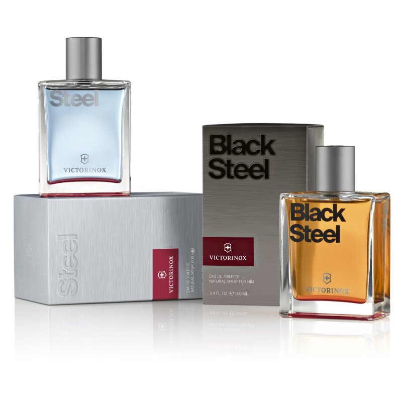 Victorinox Black Steel 100 ml Hommes