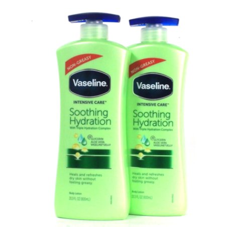 Vaseline Intensive Care Soothing Moisture Aloe Vera Body Lotion 20.3oz