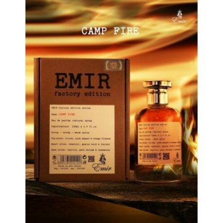 Camp Fire Emir Factory Edition Men's EDP Fragrance Spray 100ml by Paris Corner