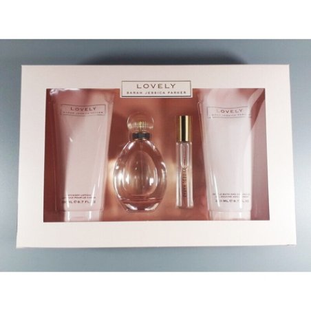 Sarah Jessica Parker Lovely EDP Gift Set 100ml 15ml 200ml - Christmas 2022