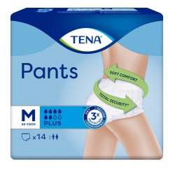 TENA Pants Plus sous-vêtement absorbant Unisexe 14 pièce(s)