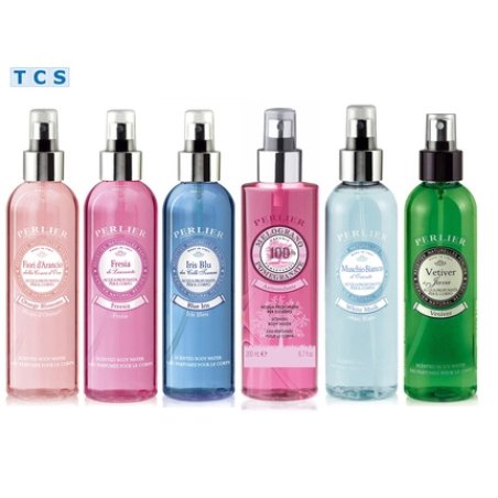 PERLIER Scented Body Spray 6 Scents 200ml Each