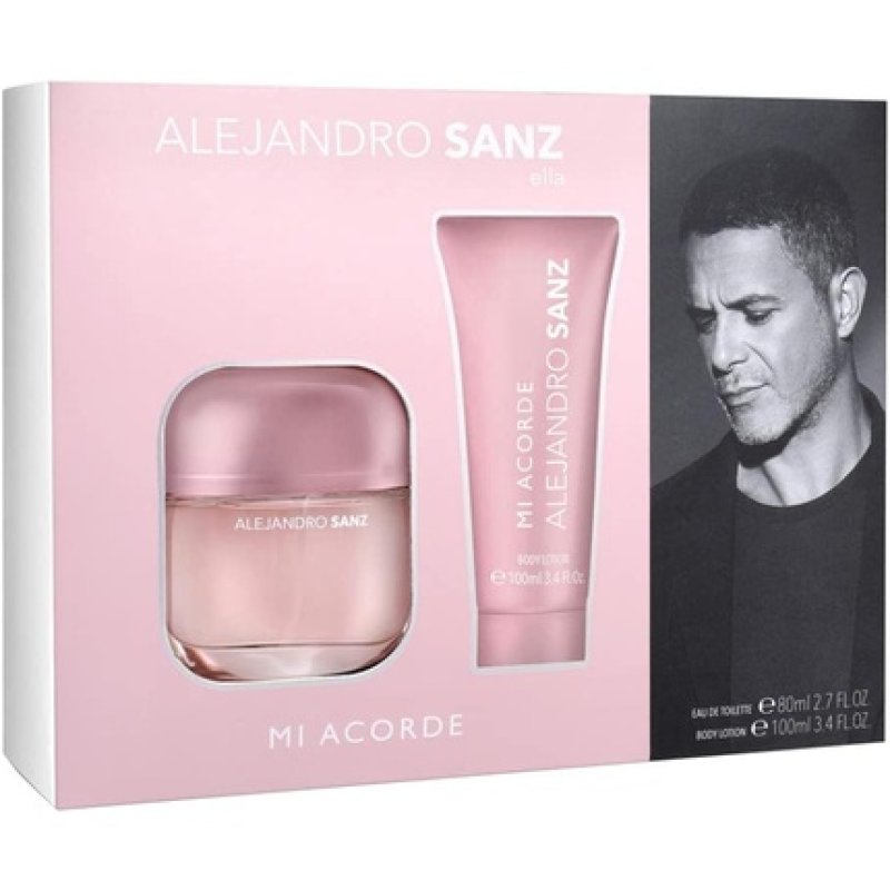 Alejandro Sanz Ella Mi Acorde Eau de Toilette Spray 80ml - Set of 2