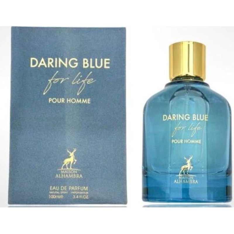 Daring Blue For Life Eau De Parfum 100ml by Maison Alhambra