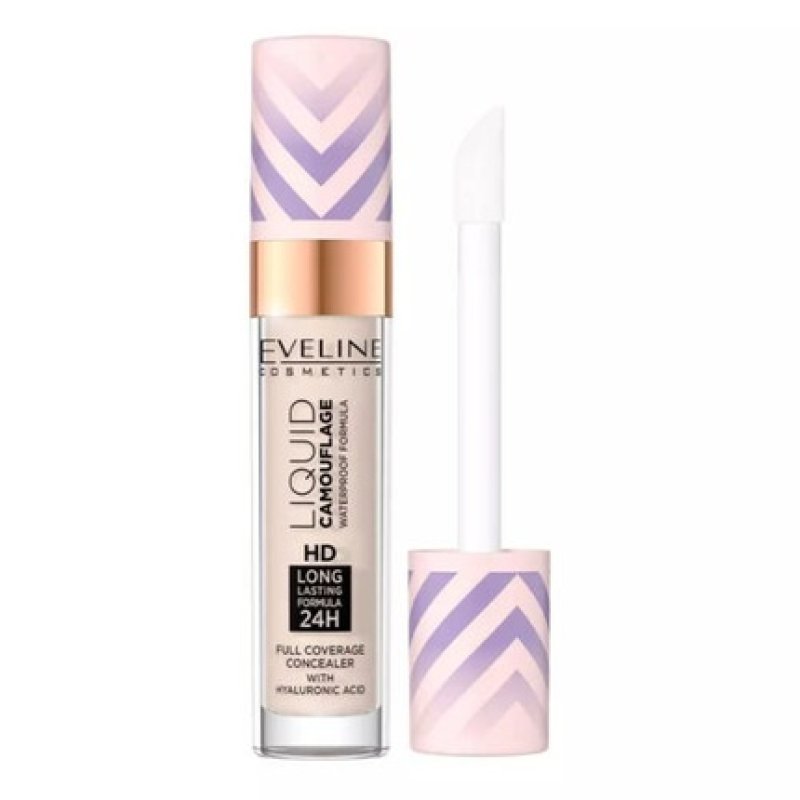 Eveline Liquid Camouflage Full Coverage Concealer No.01 Light Porcelain 7.5ml