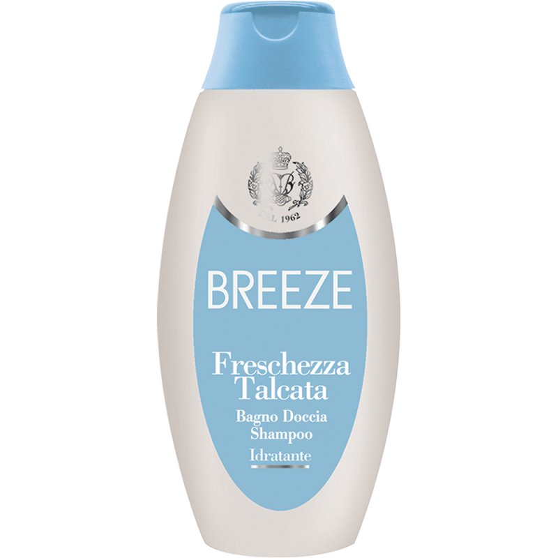 BREEZE Freschezza Talcata 400 ml Gel douche Femmes Corps et cheveux