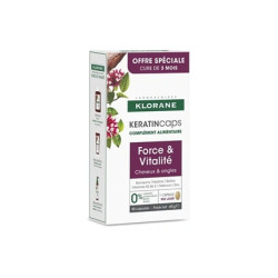 Klorane Keratin Capsules Dietary Supplement With Keratin - 90 Tablets