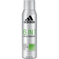 Adidas 6 in 1 Deodorant Spray 48H Antiperspirant 150ml