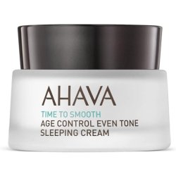 AHAVA Age Control Even Tone Sleeping Cream Nourishing Night Cream with Exclusive Osmoter Niacinamide & Jojoba Oil 1.7
