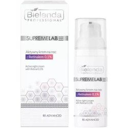 Bielenda Professional Supremelab Active Night Cream with Retinol 0.1% for Skin Reconstruction, Protection, and Care 50ml